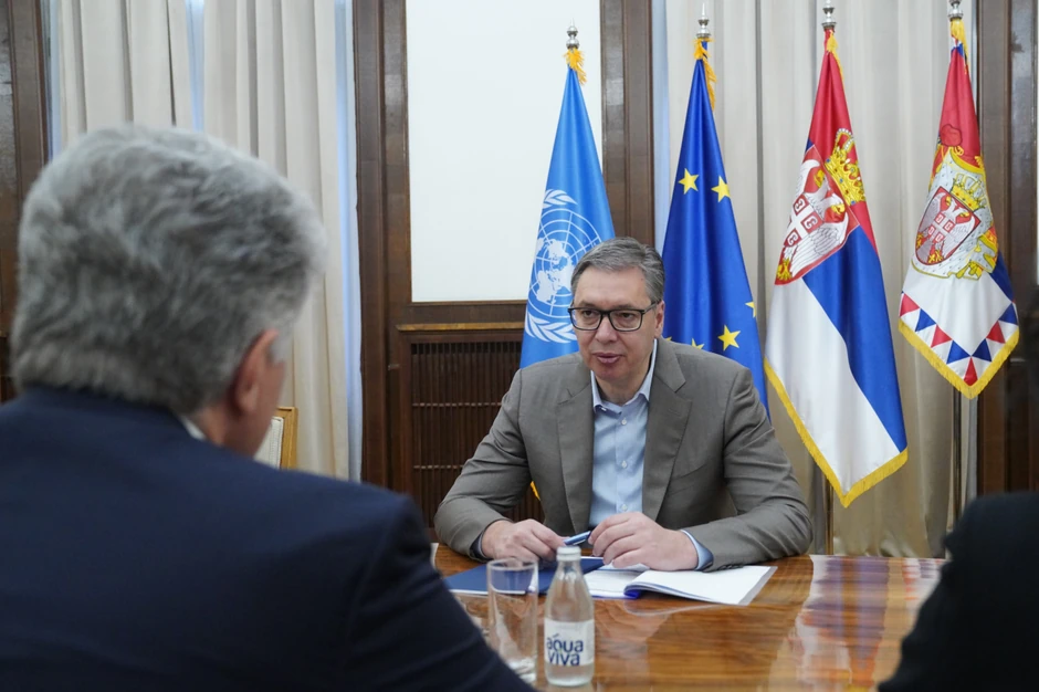 Aleksandar Vučić i Miroslav Jenča