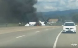 Były kierowca wyścigowy NASCAR przeżył katastrofę lotniczą [WIDEO]