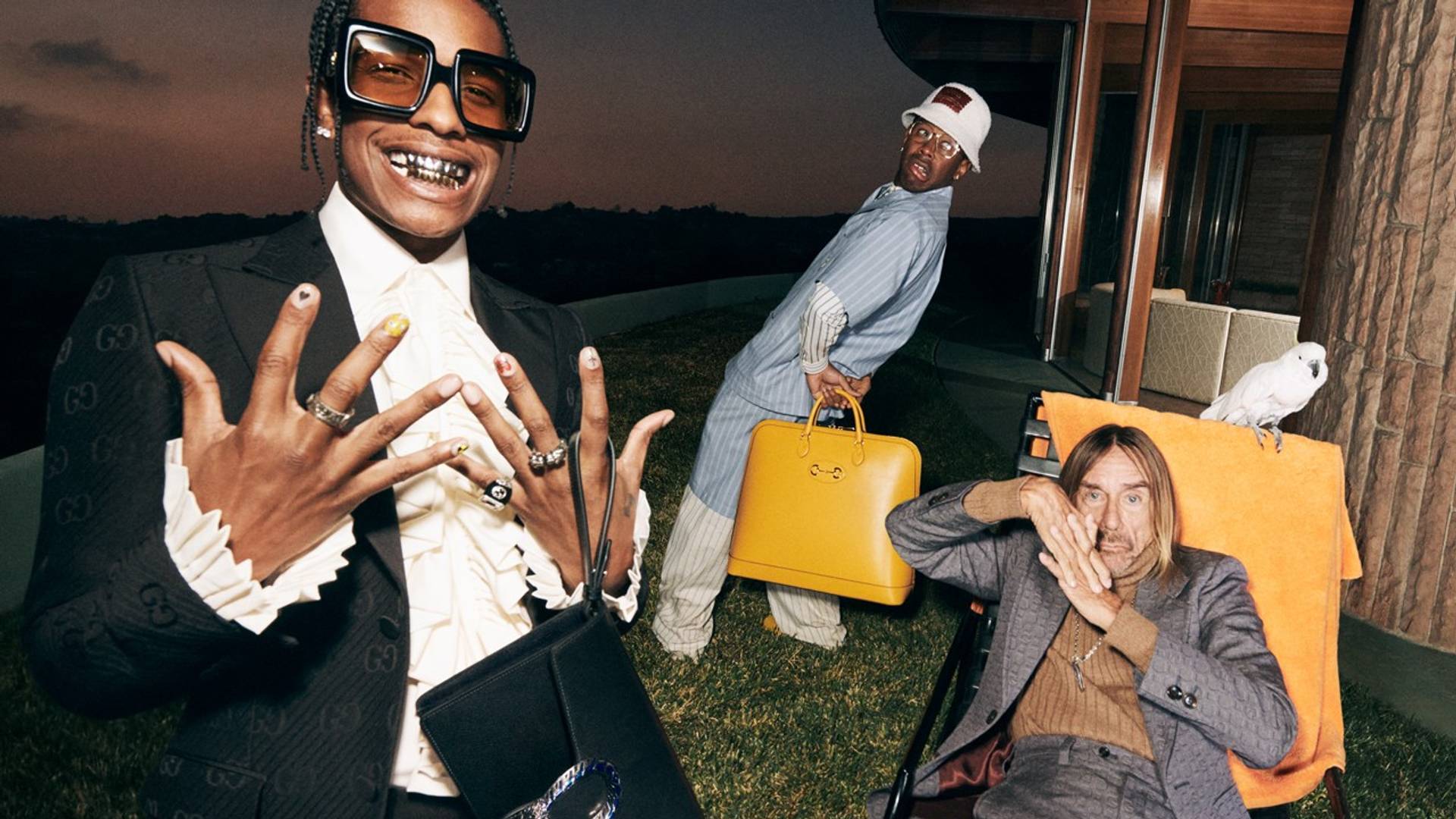 Kakvi carevi! A$AP Rocky, Tyler, the Creator i Iggy Pop u kampanji za Gucci