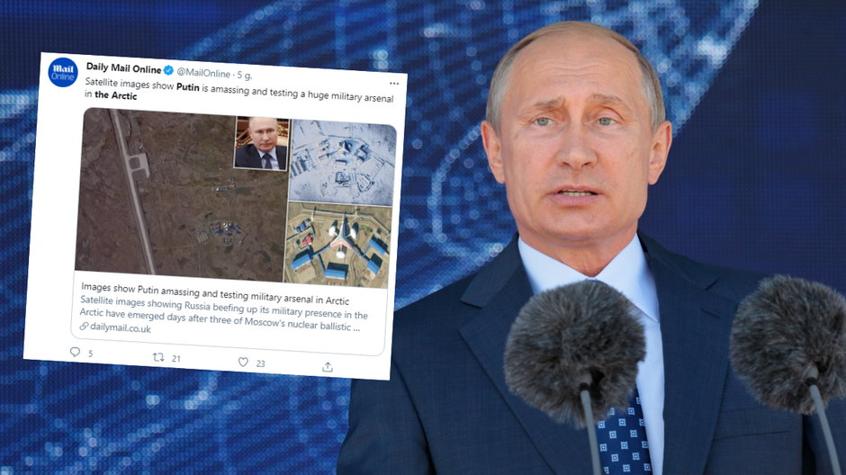 Na zdjęciach satelitarnych widać ogromny rosyjski arsenał wojskowy w Arktyce 