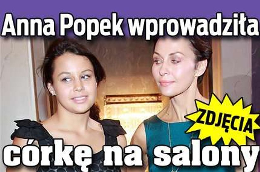 Anna Popek wprowadziła córkę na salony. ZDJĘCIA