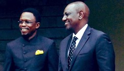 Ababu Namwamba, sons look dapper during his swearing-in [Photo]