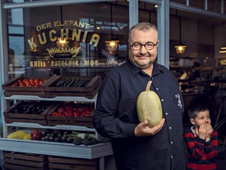 Artur Jarczyński, restaurator i właściciel m.in. Der Elefant w Warszawie, w której od października wprowadził obowiązkowe covidowe paszporty lub testy