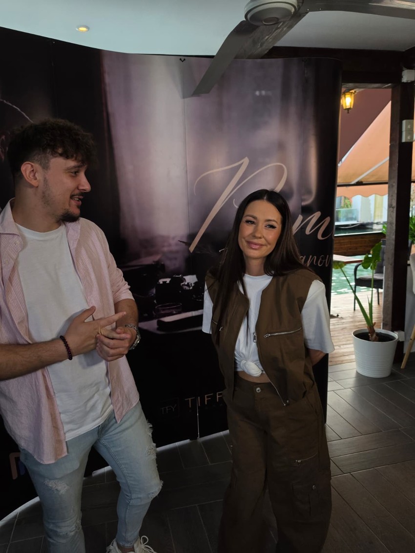 Aleksandra Bursać sa mužem 