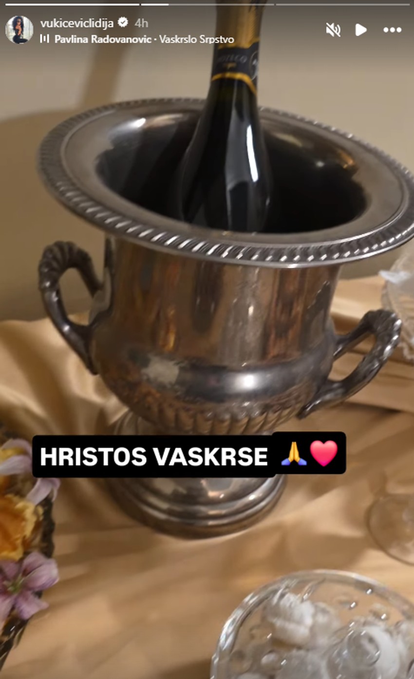 Lidija pokazala trpezu za Uskrs