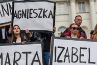 Ani jednej więcej. Protest Ogólnopolskiego Strajku Kobiet po śmierci ciężarnej Doroty.  Warszawa, 14.06.2023 r.