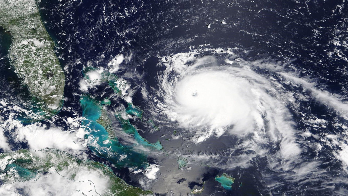 Prognozy wskazują, że Dorian będzie trzecim w rankingu najsilniejszych huraganów atlantyckich