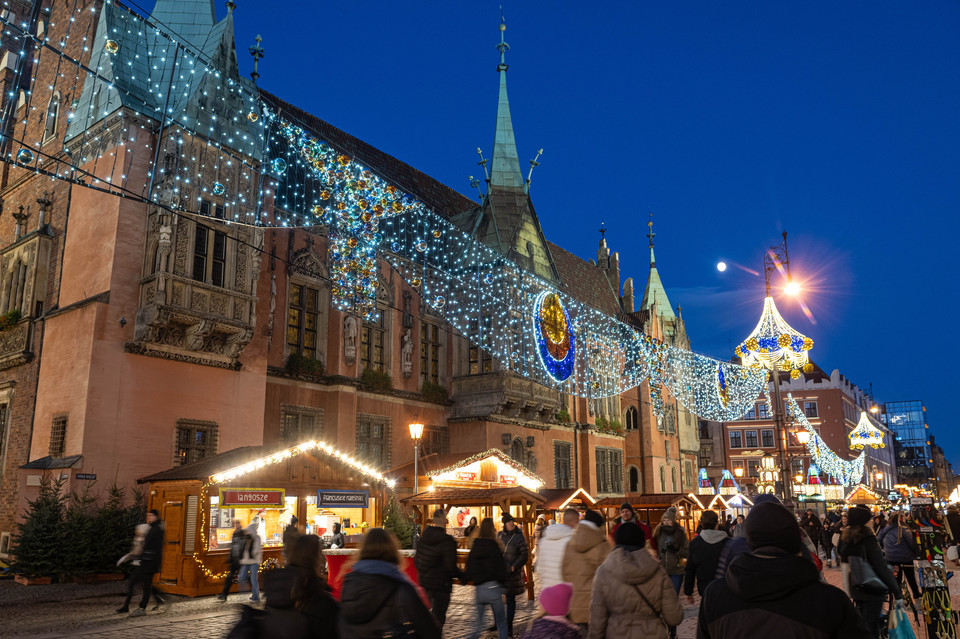 Jarmark Bożonarodzeniowy na wrocławskim Rynku