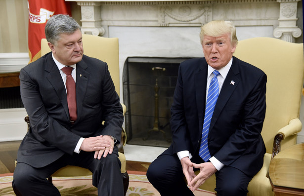 Donald Trump i Petro Poroszenko
