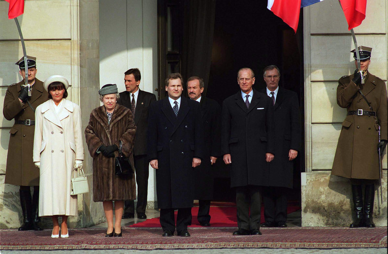 Elżbieta II i książę Filip w Polsce, 1996 rok