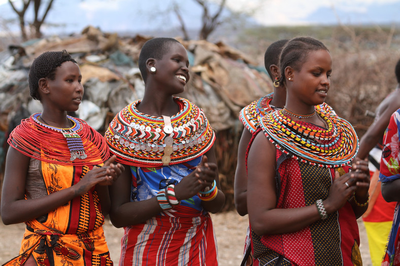 Kobiety z plemienia Samburu, Kenia