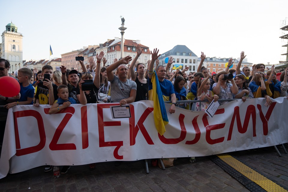 Święto Niepodległości Ukrainy w Warszawie, Plac Zamkowy 24.08.2023