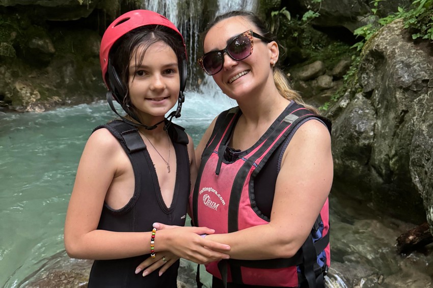 Jasmina Cebo sa kcerkom Iman