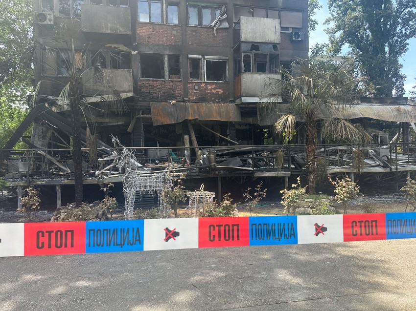 Požar na Novom Beogradu