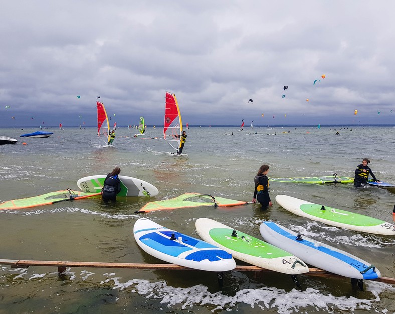 Chałupy. Oaza dla surferów