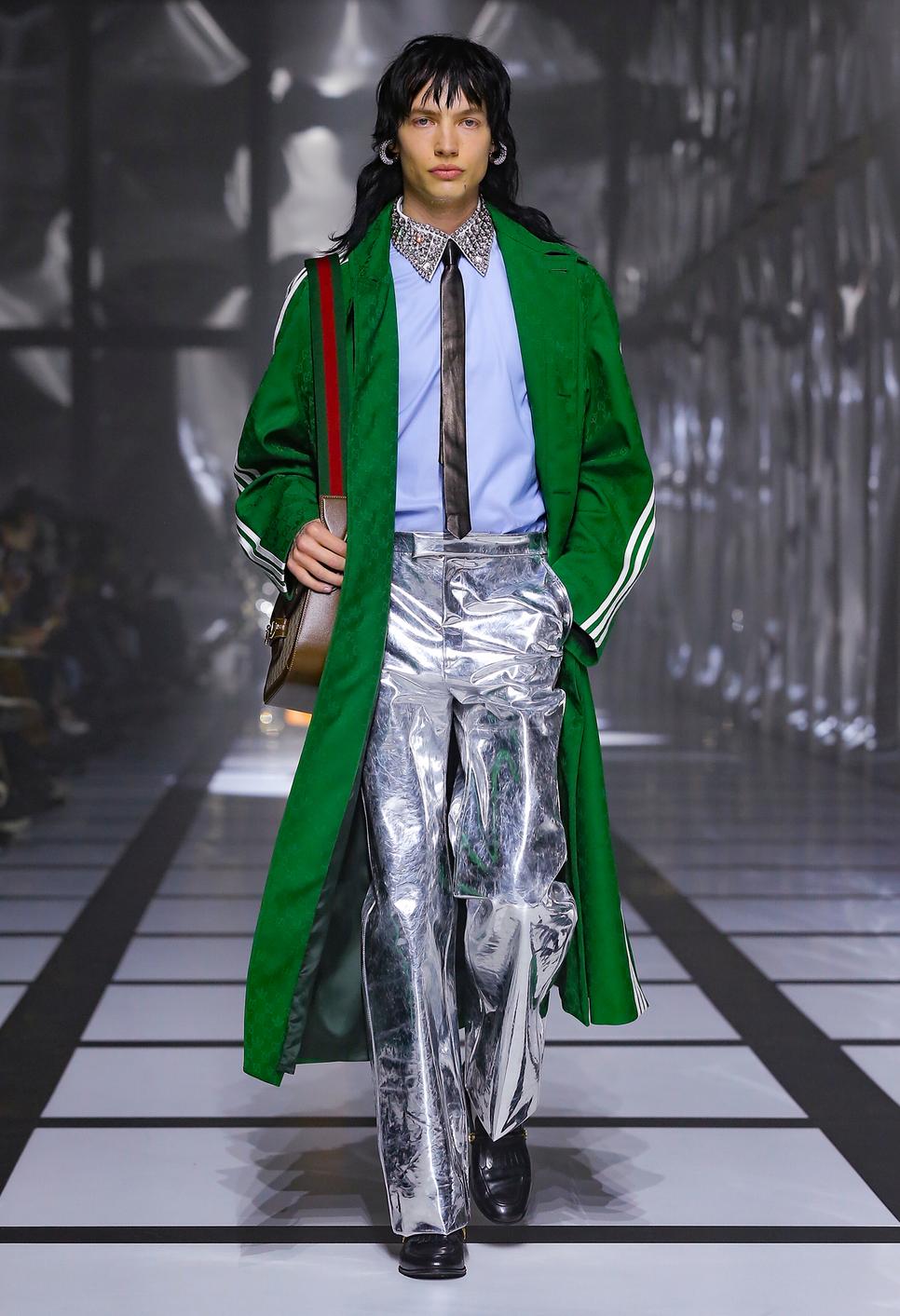 Gucci and Adidas' collaborative collection re-encoded fall fashion