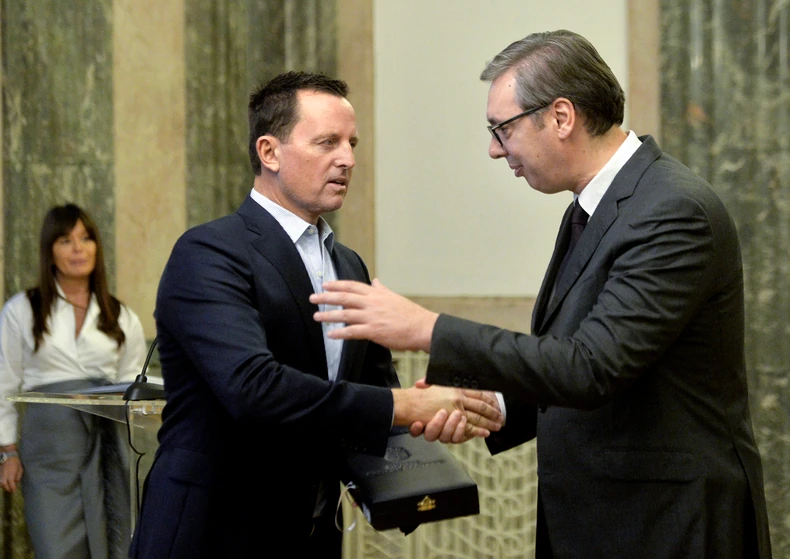 Ričard Grenel i AleksandarVučić
