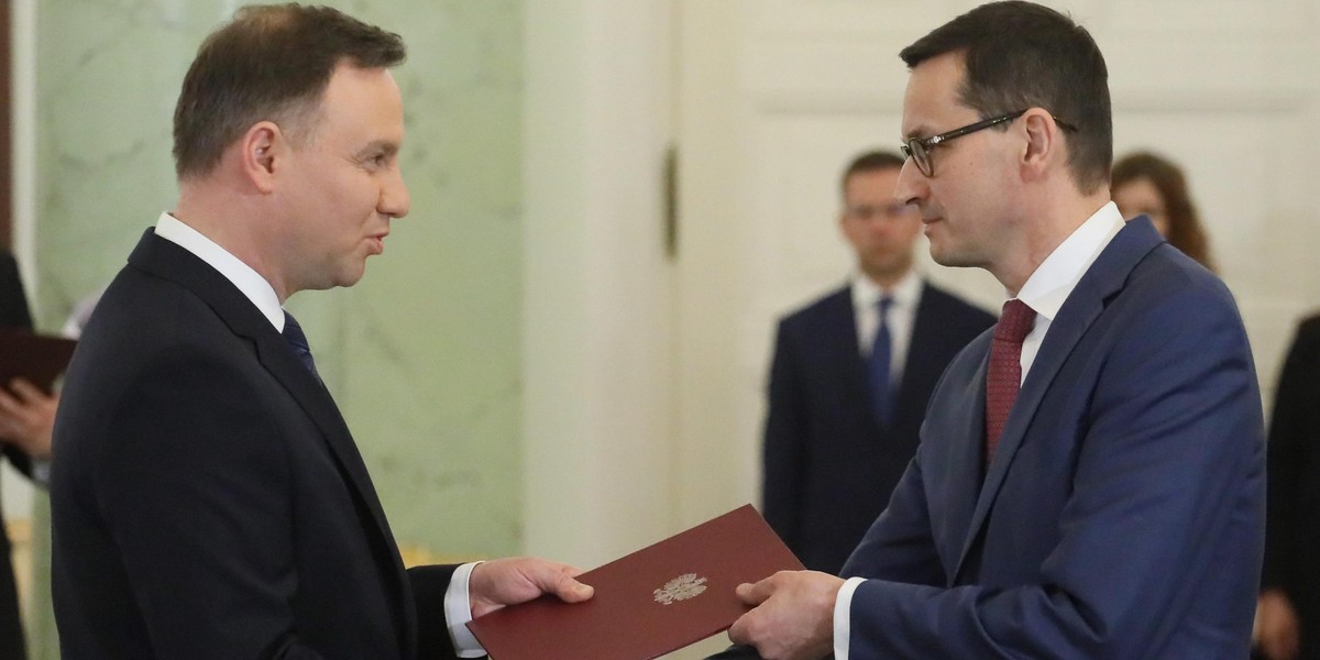 Andrzej Duda i Mateusz Morawiecki