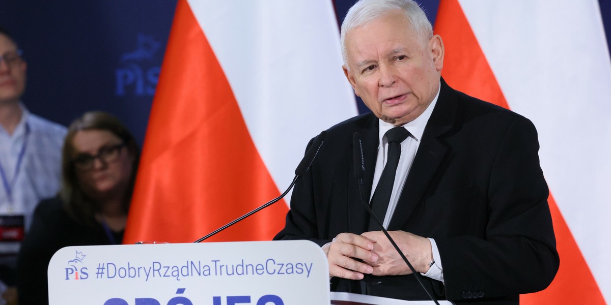 Jarosław Kaczyński w Grójcu.