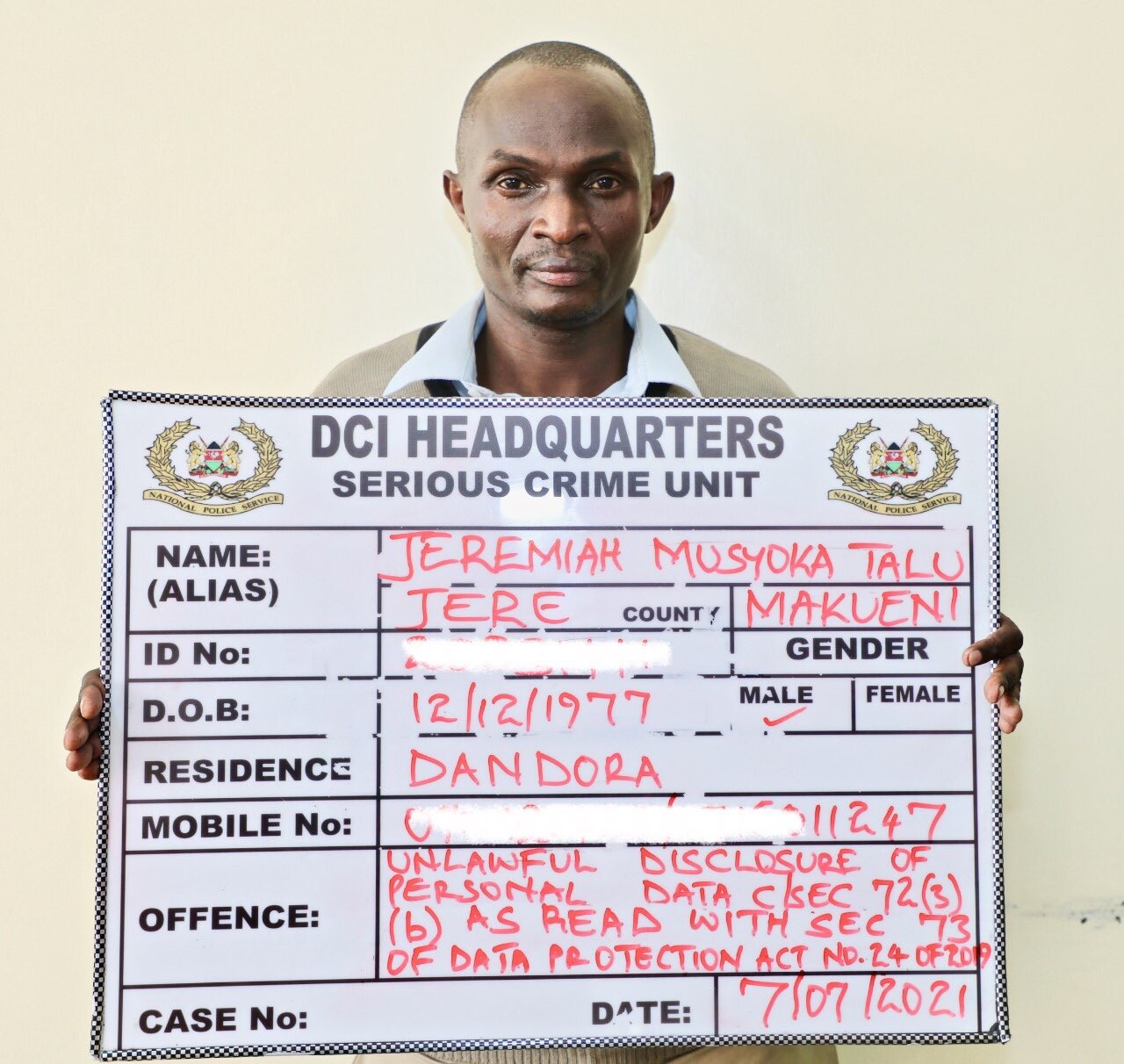 TSC Principal Accountant Jeremiah Musyoka
