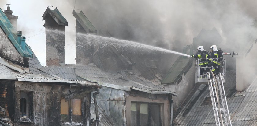 Pożar bloku w Warszawie. Ewakuowano mieszkańców