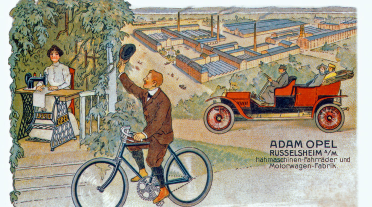 Varrógépekkel kezdték, majd belevágtak a kerékpárok gyártásába, végül az autóiparnál kötöttek ki az Opelnél / Kép: Opel