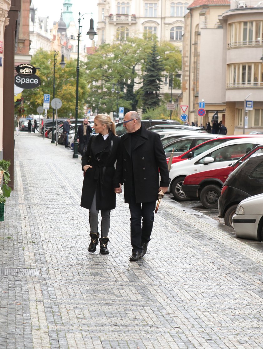 Halina Mlynkova i Leszek Wronka