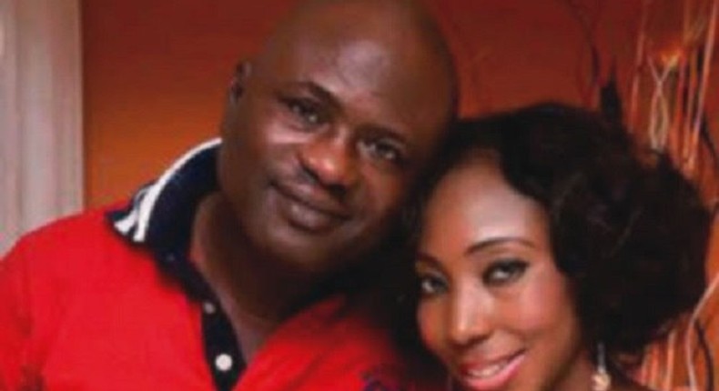 Lekan Shonde and wife, Ronke, when the going was good