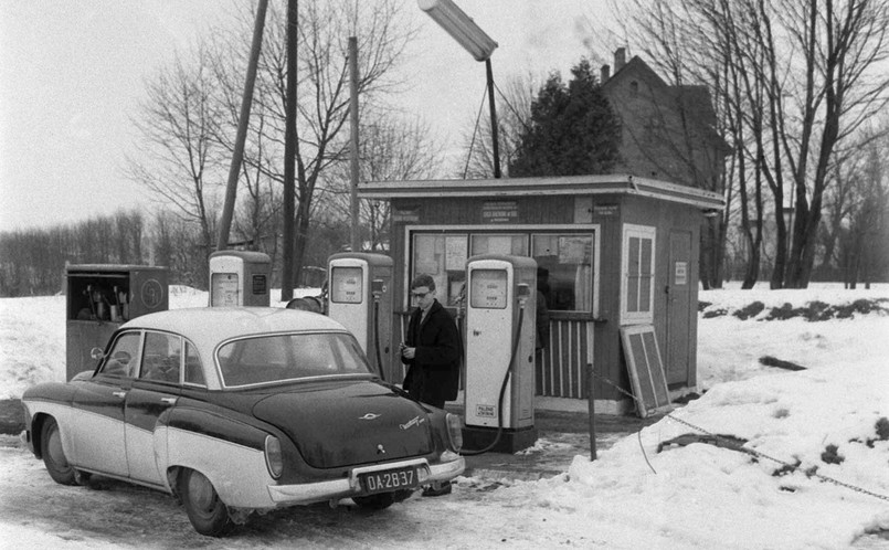 Mrągowo 01.03.1964. Stacja CPN