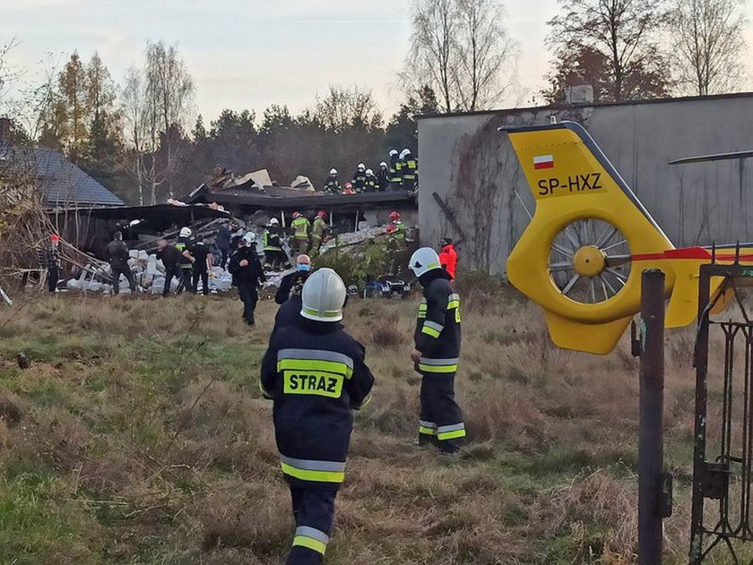 Wybuch gazu w Łódzkiem. Po gruzami są dwie osoby