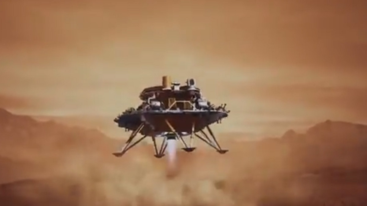 Podbój kosmosu. Chiński bezzałogowy łazik wylądował na Marsie