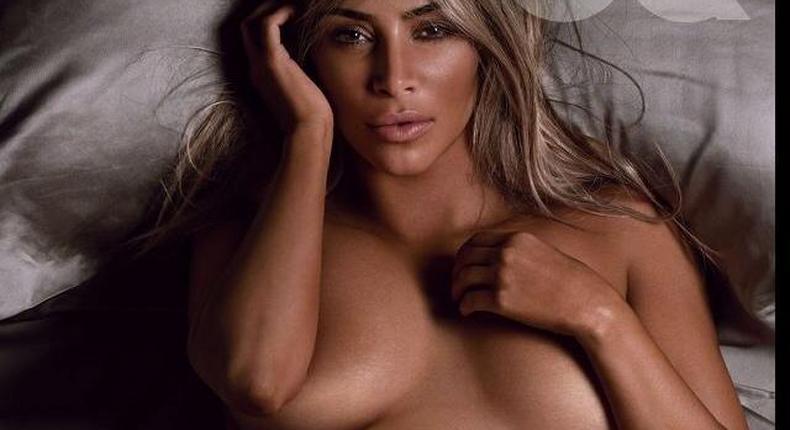 Kim Kardashian goes nude for British GQ 