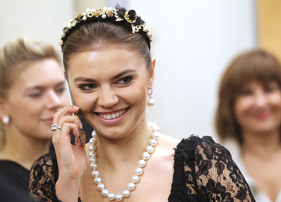 Alina na przyjęciu w Soczi, 2014 r.