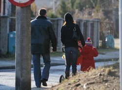 Oficer BOR przedszkolanką