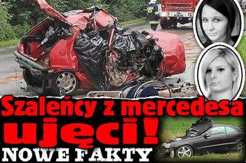 Szaleńcy z mercedesa ujęci! Nowe fakty