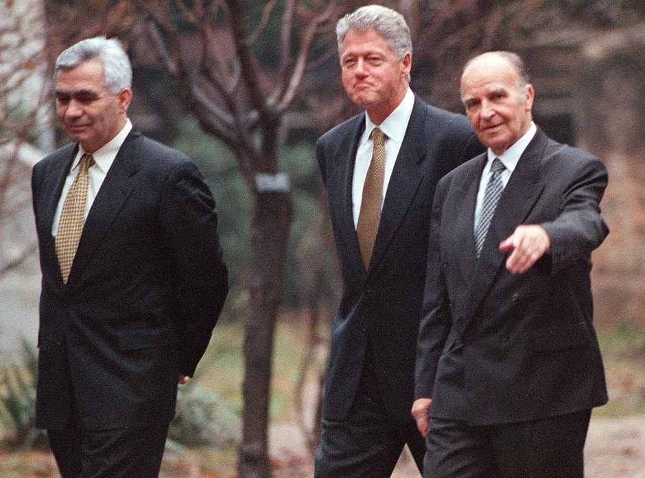 krajisnik bil klinton alija izetbegovic foto EPA Fehim Demir