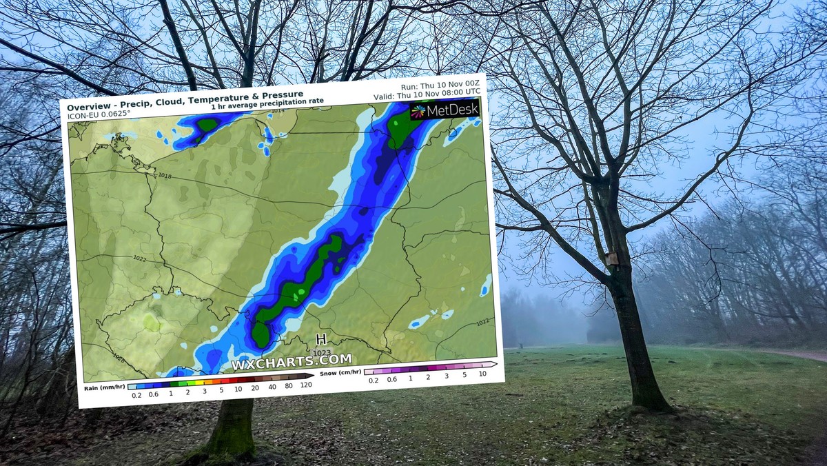 Pogoda na dziś, 10 listopada. Nadchodzą zmiany. Wszystko przez Filomenę