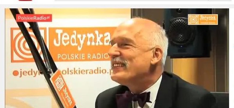 Janusz Korwin-Mikke cierpi na chorobę, którą sam wymyślił [WIDEO]