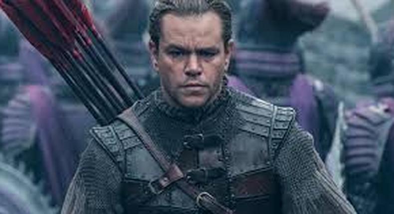 Matt Damon in The Great Wall 