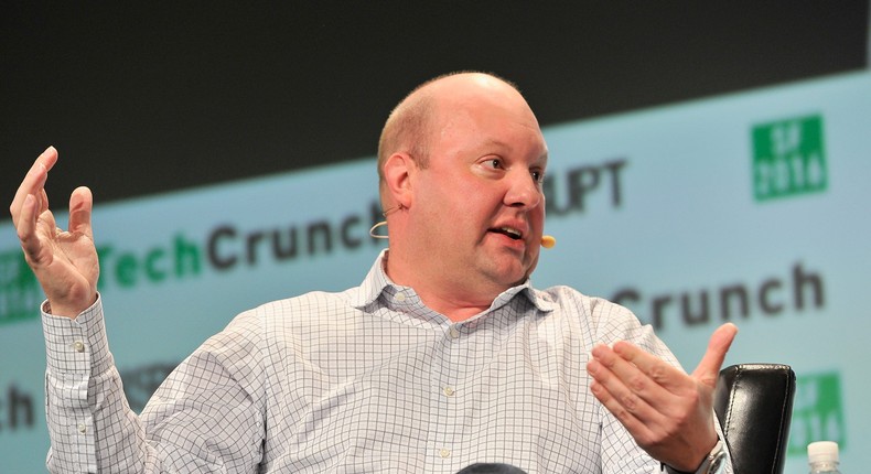 Andreessen Horowitz general partner Marc Andreessen.
