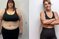 Lisa Fuller ważąca 114 kg i po schudnięciu 50 kg.