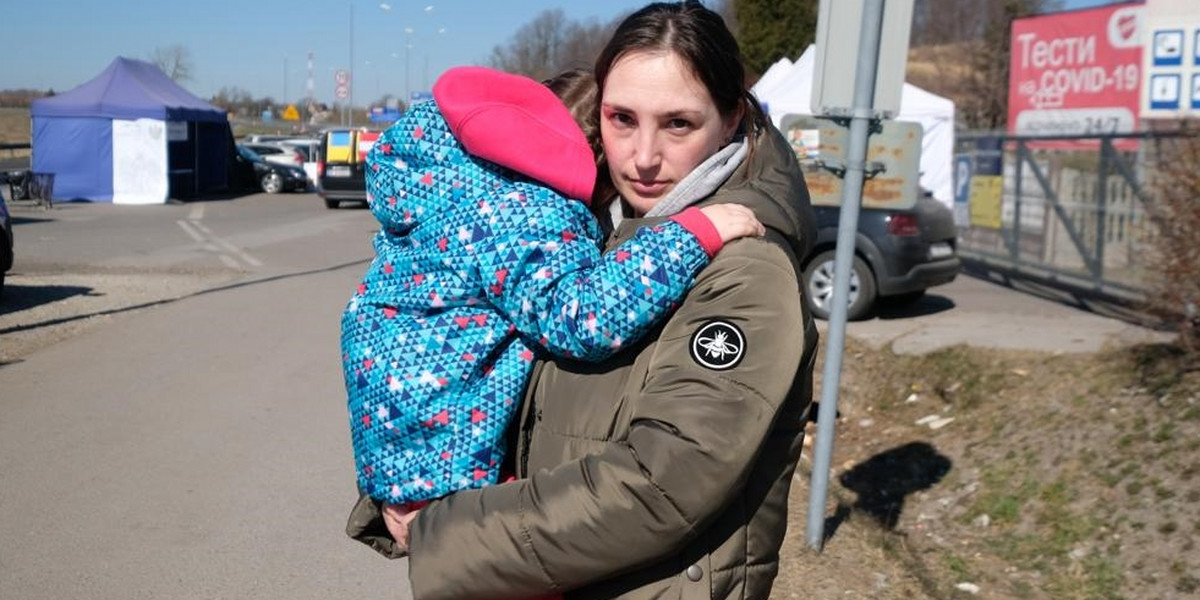 Julia razem z 4-letnią córką uciekła z Ukrainy.