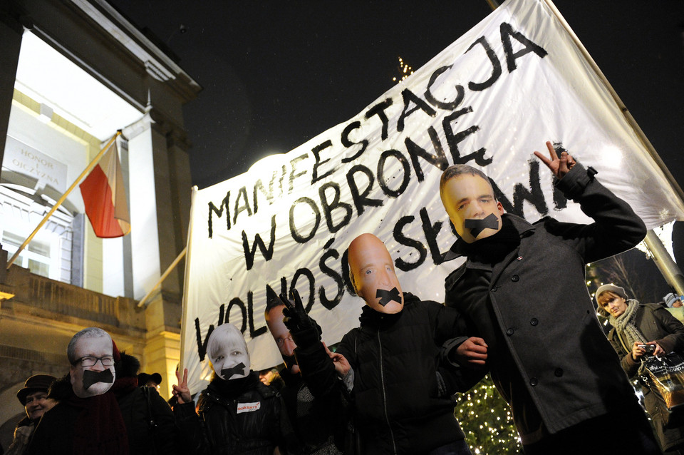 WARSZAWA WOLNOŚĆ SŁOWA DEMONSTRACJA