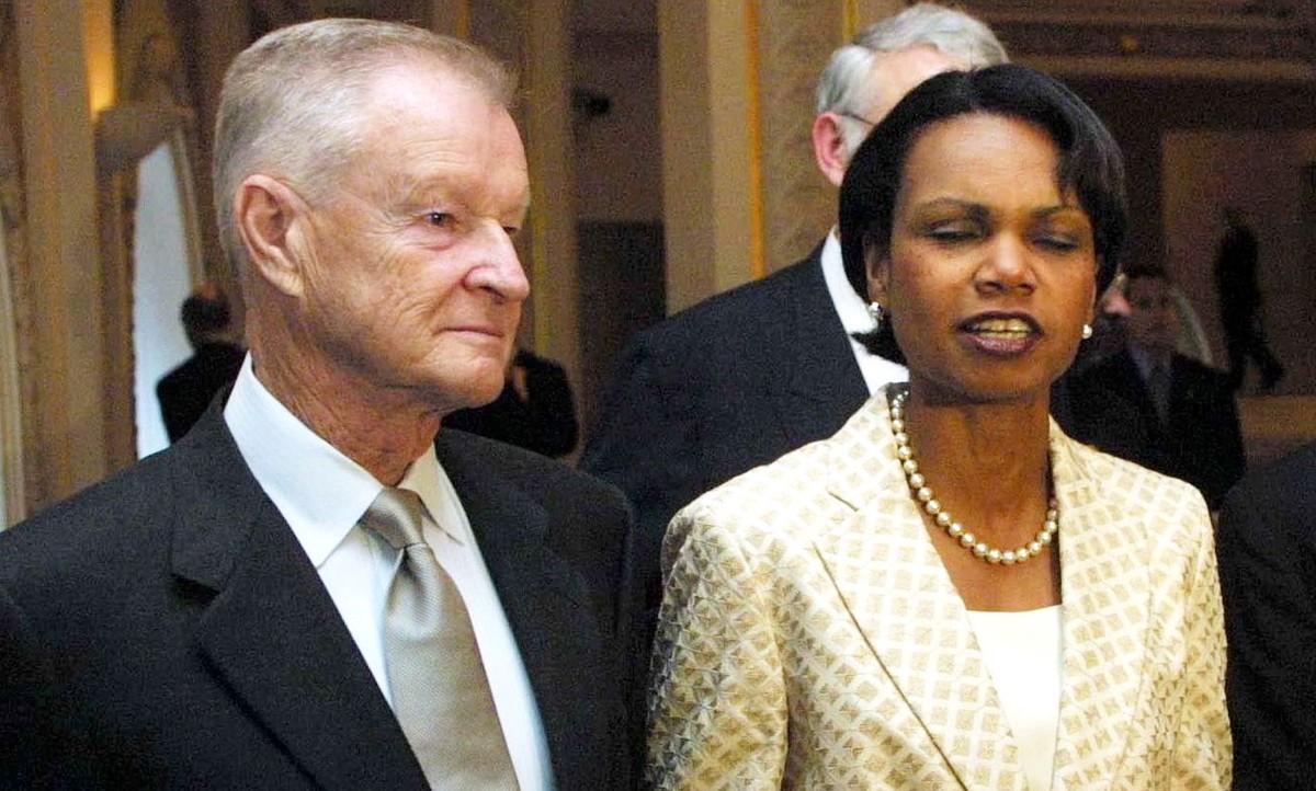 Zbigniew Brzeziński i Condoleezza Rice