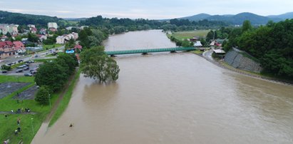 Groza na Podkarpaciu. Ludzie z trwogą patrzą na San