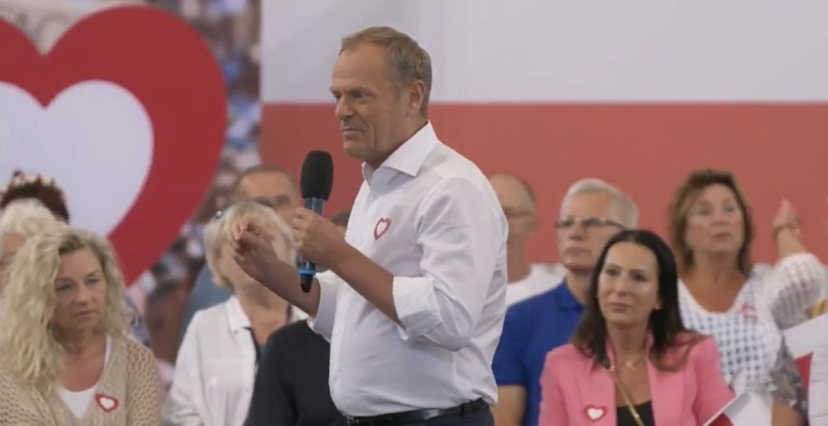 Donald Tusk w Ustroniu