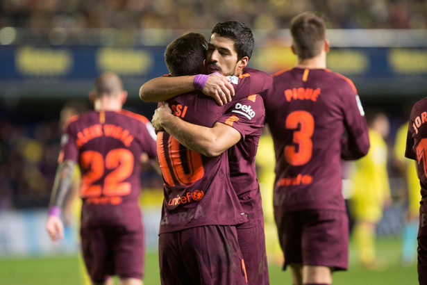 Liga hiszpańska: Suarez i Messi zapewnili Barcelonie zwycięstwo nad Villarreal [WIDEO]