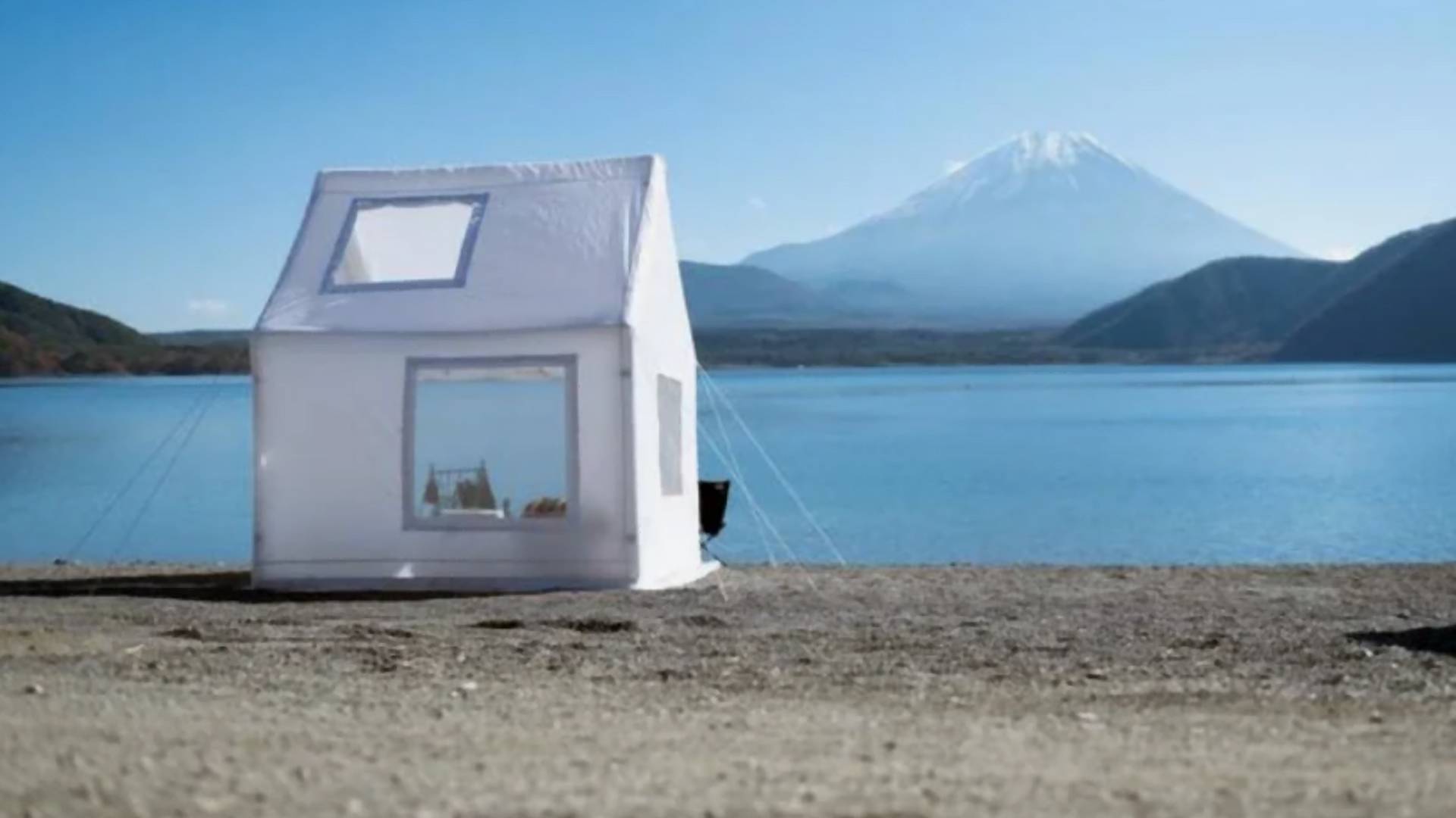 Nadmuchiwany dom na camping dla tych, którym namiot nie wystarczy