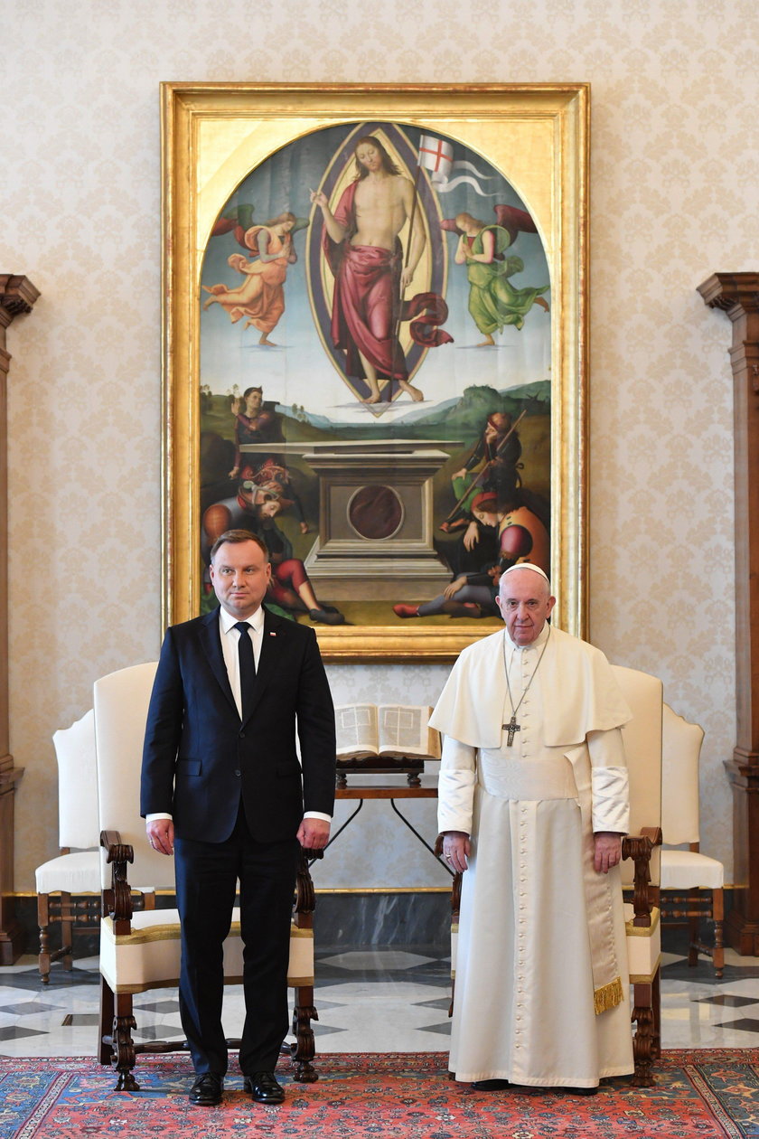 Andrzej Duda z wizytą u papieża Franciszka