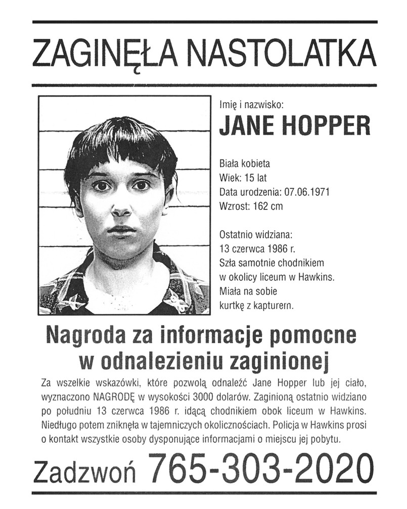 Teaserowy plakat 5. sezonu serialu "Stranger Things"